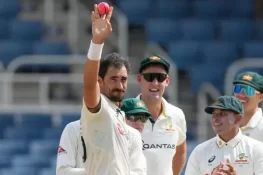 مچل اسٹارک کا تاریخی کارنامہ، ویسٹ انڈیز 27 رنز پر ڈھیر