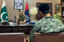 محرم الحرام: لیفٹیننٹ کرنل نسیم اللہ کی ڈی پی او جہلم سے ملاقات، سیکیورٹی امور پر گفتگو