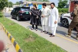 کنجاہ: سرگودھا روڈ کے سینٹرل میڈین کی صفائی کا آغاز، ڈپٹی کمشنر کی ہدایت پر عملدرآمد