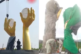 سوشل میڈیا پر شدید تنقید کے بعد مارگلہ ایونیو میں نصب فن پارہ ہٹانے کا فیصلہ