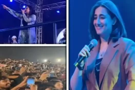 کنسرٹ کے دوران مداح کی بدتمیزی پر نمرہ مہرا برہم