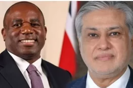 اسحاق ڈار اور برطانوی سیکرٹری خارجہ کا ٹیلیفونک رابطہ