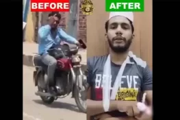 ملتان: لڑکیوں کو نازیبا اشارے کرنے والے نوجوان کی وہی انگلی حادثے میں ٹوٹ گئی، توبہ کا ویڈیو بیان وائرل