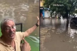 موسلادھار بارش میں سکندر بخت بھی پھنس گئے