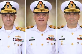 پاک بحریہ کے 3 کموڈورز ریئر ایڈمرل کے عہدے پر ترقی پا گئے