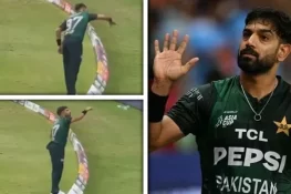 حارث رؤف کا منفرد انداز، بھارتی شائقین کو اشاروں سے جواب