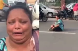 2 گول گپے کم کیوں دیے؟ خاتون نے سڑک پر واویلا مچا دیا، گھنٹوں ٹریفک جام