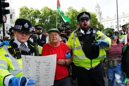 لندن: فلسطین کے حق میں ہونے والے مظاہرے میں 890 افراد گرفتار