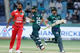 ٹی 20 ایشیا کپ: پاکستان نے عمان کو 93 رنز سے شکست دے کر شاندار آغاز کیا