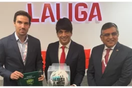 پاکستان میں فٹبال کی بحالی کیلئے پی ایف ایف صدر کی لالیگا حکام سے ملاقات