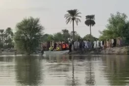 جلالپور پیروالا میں سیلاب کے دوران ریسکیو کشتی حادثے کا شکار، ایک شخص لاپتہ