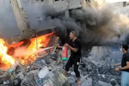 اسرائیل کی غزہ پر وحشیانہ بمباری، 46 بچوں سمیت 100 سے زائد فلسطینی شہید