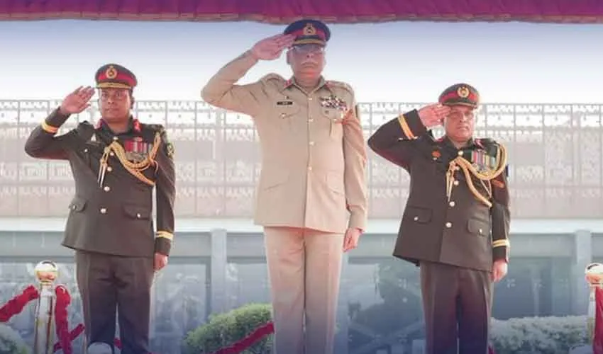 ispr-35 چیئرمین جوائنٹ چیفس جنرل ساحر شمشاد کا بنگلادیش کا دورہ، دفاعی تعلقات مزید مضبوط کرنے پر اتفاق