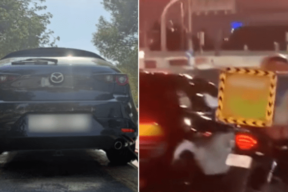 دبئی: ڈیلیوری بائیکر کو تنگ کرنے پر گاڑی ضبط، مقدمہ درج