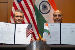 امریکا اور بھارت کے درمیان 10 سالہ دفاعی معاہدے پر دستخط