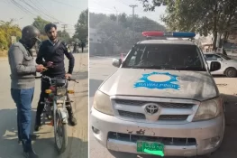 راولپنڈی: ٹریفک پولیس کا کریک ڈاؤن، ڈی ایس پی سمیت 21 سرکاری گاڑیوں کے چالان