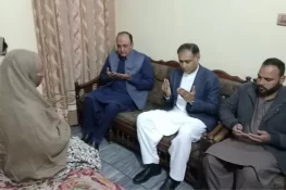 بلال اظہر کیانی کی اسلام آباد جوڈیشل کمپلیکس حملے میں شہید سید سجاد حسین شاہ کے اہل خانہ سے ملاقات