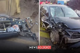 کھاریاں ڈنگہ روڈ پر کار اور موٹر سائیکل میں تصادم، کمسن بچہ اور خاتون جاں بحق، دو افراد زخمی