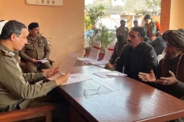 ڈی پی او جہلم طارق عزیز سندھو کا تھانہ سٹی میں کھلی کچہری کا انعقاد