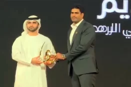 دبئی میں ارشد ندیم کا عالمی اعزاز، شیخ محمد بن زاید ایوارڈ حاصل کر لیا