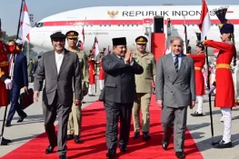 انڈونیشین صدر پرابوو سو بیانتو دو روزہ سرکاری دورے پر اسلام آباد پہنچ گئے