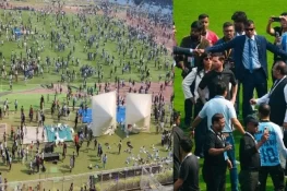 لیونل میسی کے مختصر قیام پر کولکتہ میں ہنگامہ، اسٹیڈیم میں توڑ پھوڑ