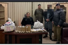 تھانہ کالا گجراں: آتش بازی کا سامان فروخت کرنے والا ملزم گرفتار، بھاری مقدار میں سامان برآمد