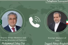 وزیر خارجہ اسحاق ڈار اور ایرانی وزیر خارجہ عباس عراقچی کے درمیان رابطہ