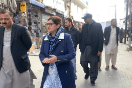 ڈپٹی کمشنر جہلم کی ہدایت پر دینہ میں تجاوزات کے خلاف کارروائی