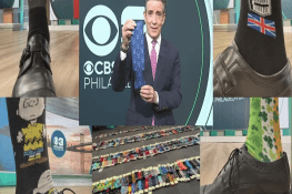 مشہور نیوز اینکر کا رنگ برنگی جرابوں کا گینیز ریکارڈ، 1531 منفرد جوڑیاں جمع