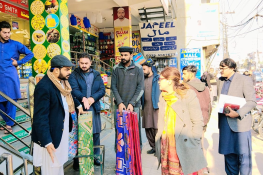 جہلم: گراں فروشی کے خلاف کریک ڈاؤن، اسسٹنٹ کمشنر سوہاوہ کا بازاروں کا تفصیلی دورہ
