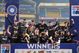 نیوزی لینڈ نے پہلی مرتبہ بھارت کو ہوم گراؤنڈ پر ون ڈے سیریز میں شکست دے دی