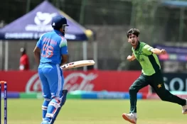 انڈر 19 ورلڈکپ: پاک بھارت ٹاکرا، بھارت نے پاکستان کو 253 رنز کا ہدف دے دیا