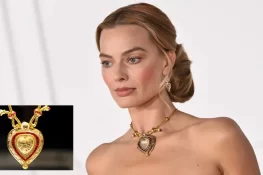 ہالی ووڈ اداکارہ ملکہ نورجہاں کا قیمتی ہار پہن کر تقریب میں شریک