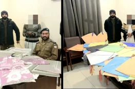 جہلم میں پتنگ بازی کے خلاف پولیس کی کارروائی، دو ملزمان گرفتار