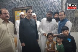 پولیس لائن گجرات مسجد میں تکمیل قرآن کے حوالہ سے محفل کا انعقاد کیا گیا