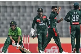 فیصلہ کن ون ڈے: بنگلادیش نے پاکستان کو جیت کے لیے 291 رنز کا ہدف دے دیا