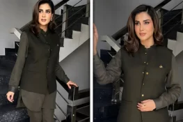 فضا علی کی شوہر کے کپڑوں میں تصاویر، سوشل میڈیا پر بحث چھڑ گئی