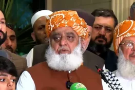 فضل الرحمان کی ٹرمپ پر تنقید، گفتگو کا سلیقہ سیکھنے کا مشورہ