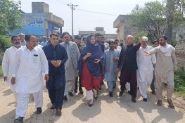 ڈپٹی کمشنر گجرات کا دلانوالہ کا دورہ، نکاسی آب کے مسئلے کے حل کیلئے اقدامات کی ہدایت