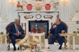 گورنر سندھ کی نواز شریف اور مریم نواز سے ملاقات، ایران امریکا جنگ بندی میں کردار پر مبارکباد