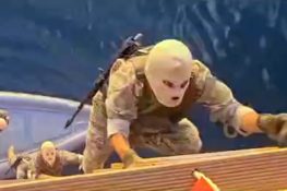 آبنائے ہرمز میں کشیدگی: ایران نے اسرائیلی جہاز کی تحویل کی تصاویر جاری کر دیں