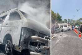 مری ایکسپریس وے پر خوفناک حادثہ، سیاحوں کی وین میں آگ لگنے سے 10 افراد جاں بحق