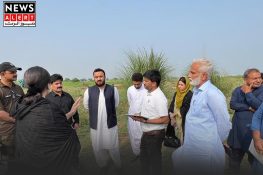 ڈپٹی کمشنر گجرات کا موضع کوٹ غلام کا دورہ، دریا کے کٹاؤ پر فوری رپورٹ طلب