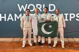پاکستان نے آئی ٹی ایف ماسٹرز ورلڈ ٹیم چیمپئن شپ میں سلور میڈل جیت لیا