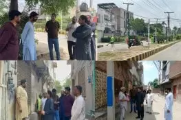 سی ای او جی ڈبلیو ایم سی کا مختلف علاقوں میں صفائی آپریشن کا معائنہ