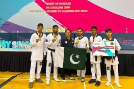 گرینڈ سلام یوتھ تائیکوانڈو لیگ، پاکستانی ایتھلیٹس نے 5 تمغے جیت لیے